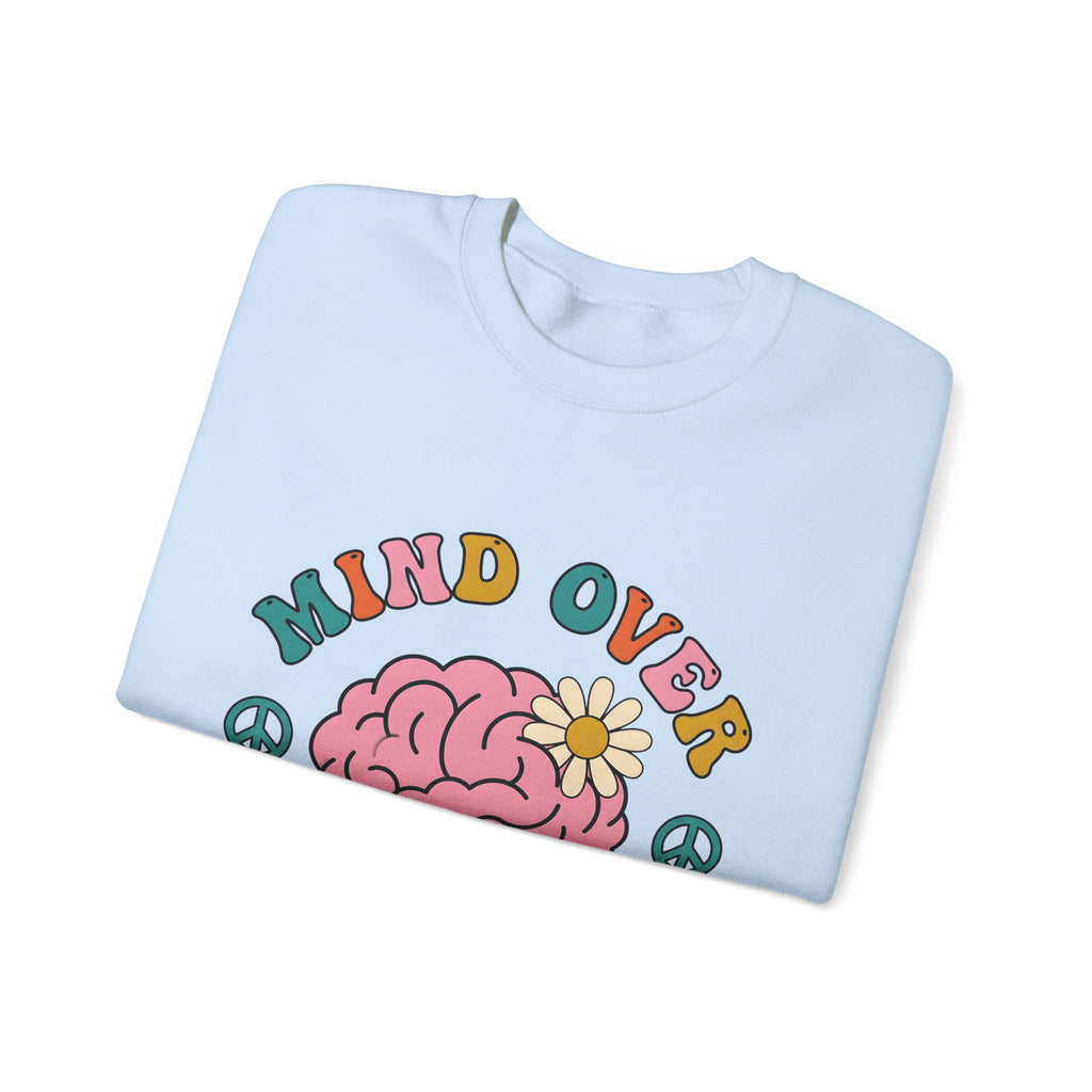 Brain Flower Sweatshirt Teacher Mental Health Gift Women Groovy Sweatshirt Mind Bloom Sweatshirt Educator Enthusiast Psychedelic Sweatshirt Wellness Graphic