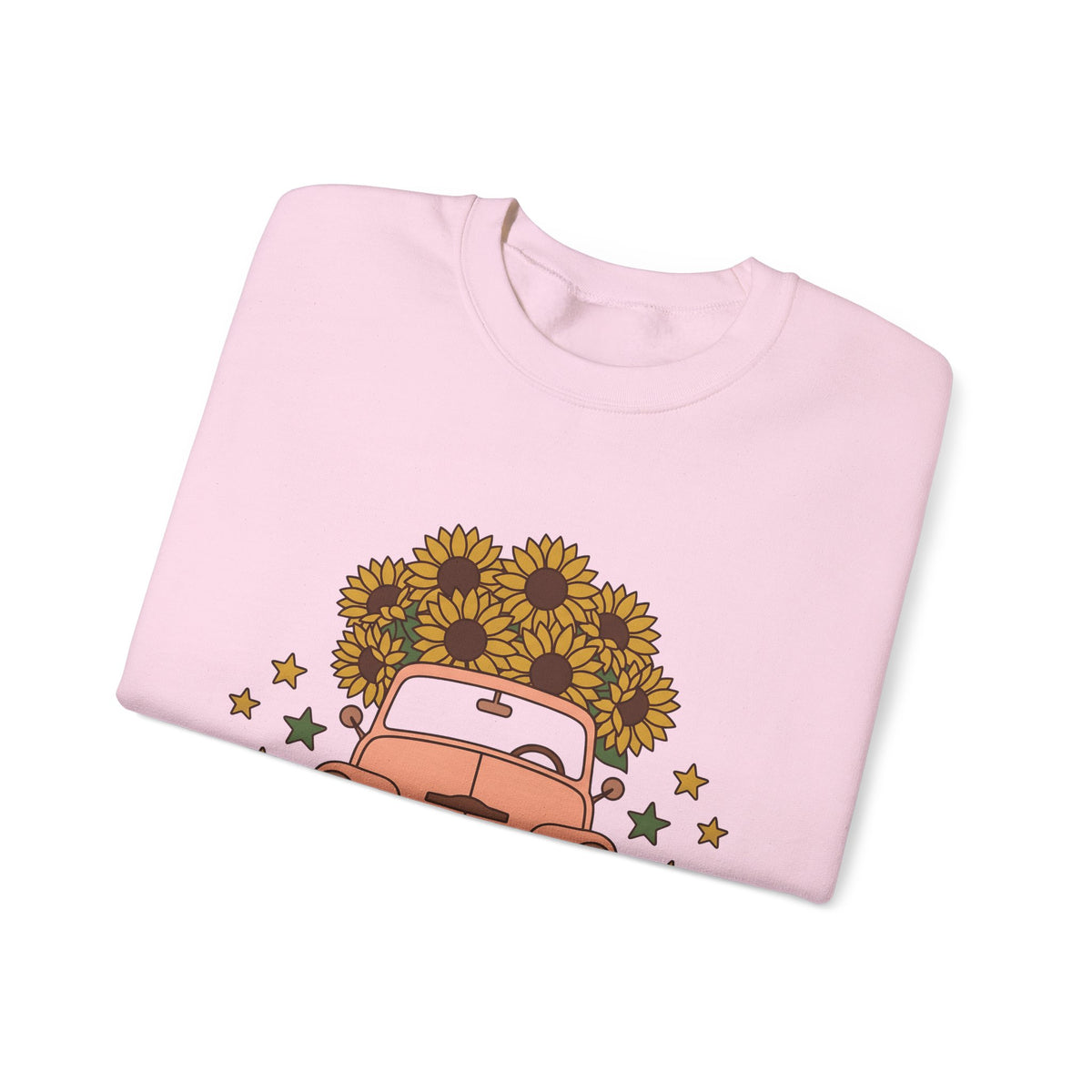 Vintage Truck Sunflowers Sweatshirt Cowgirl Country Gift Women Boho Sweatshirt Old Truck Sweatshirt Rodeo Fan Western Sweatshirt Rustic Graphic Retro Stars