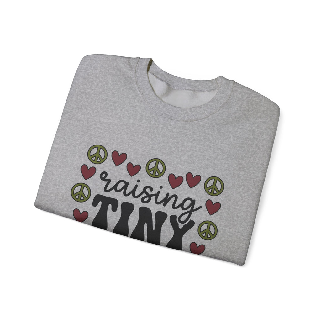 Peace Heart Motif Sweatshirt Moms Relatives Gift Women Folk Sweatshirt Harmony T