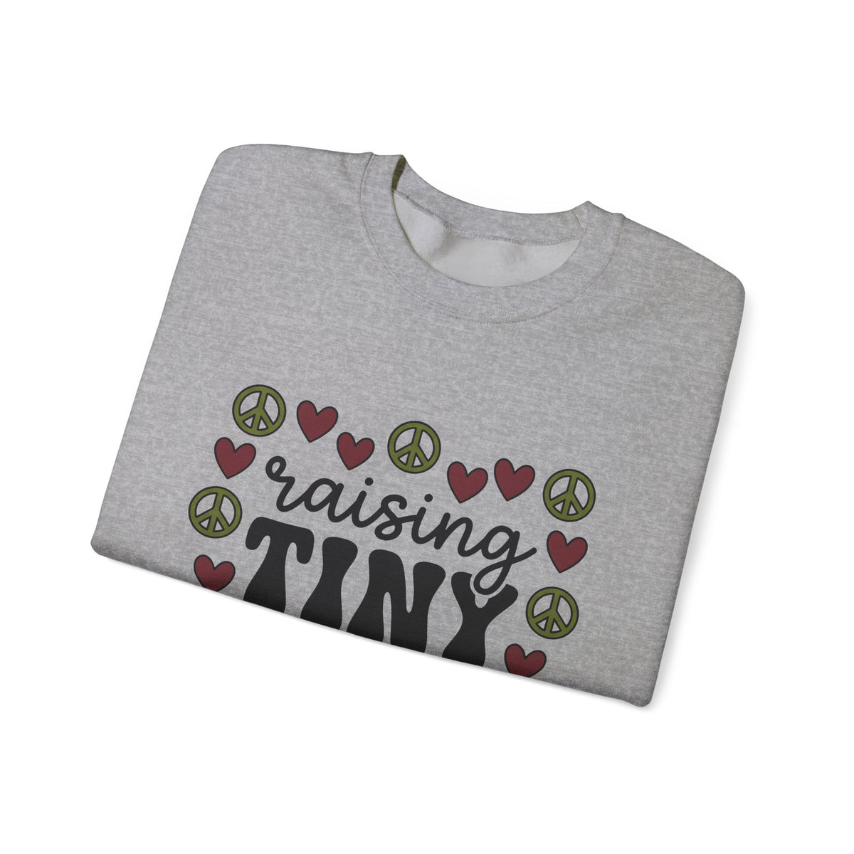 Peace Heart Motif Sweatshirt Moms Relatives Gift Women Folk Sweatshirt Harmony T