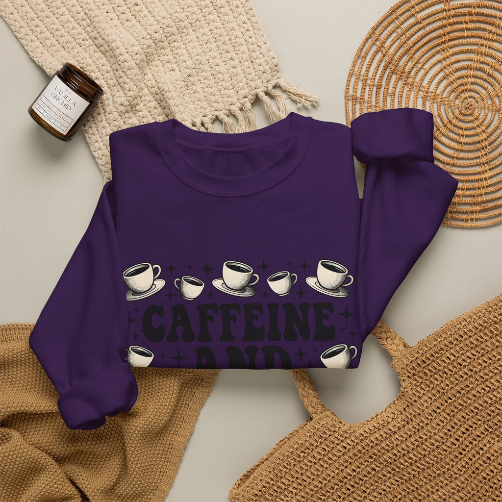 Coffee Cups Sweatshirt Mom Coffee Gift Women Bold Sweatshirt Sweatshirt Sweatshirt Mother Fan Coffee Sweatshirt Graphic Retro Stars Sweatshirt