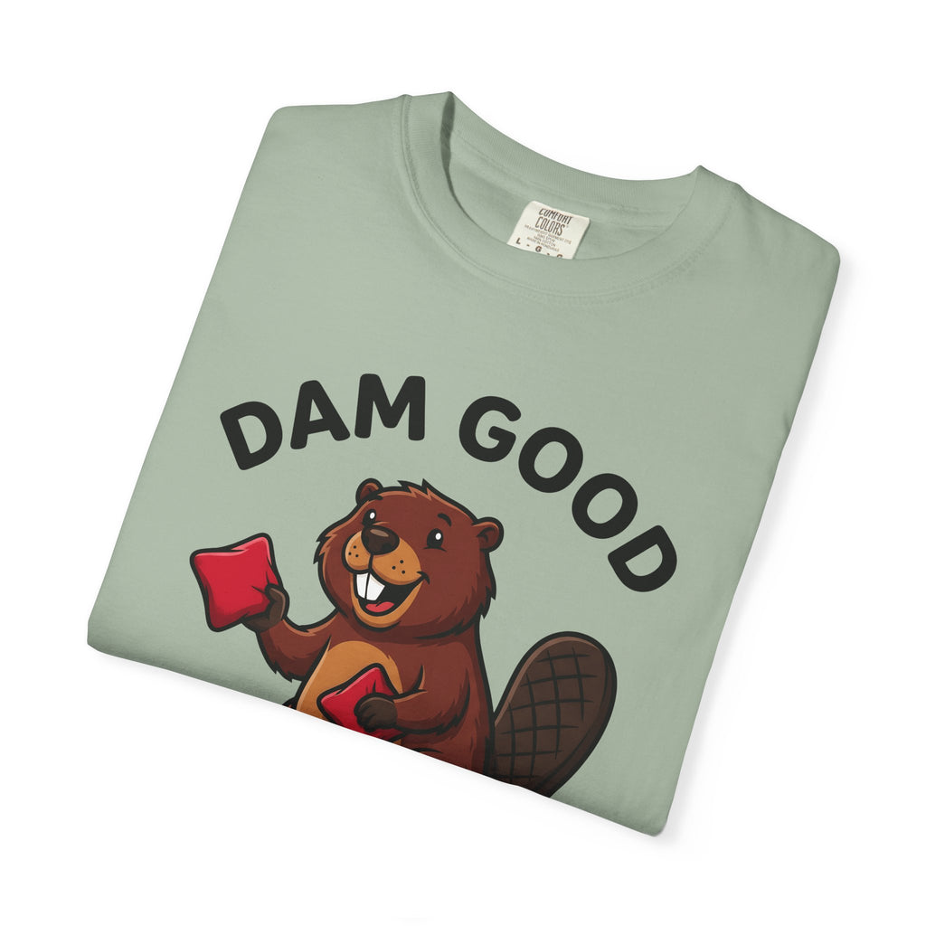 Beaver Icon T-Shirt Cornhole Comedy Gift Women Cartoonish T-Shirt Beaver T-Shirt Cornhole Fan Funny T-Shirt Humor Graphic Dynamic Toss T-Shirt T-Shirt