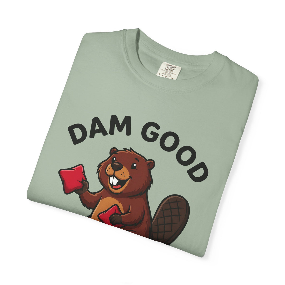 Beaver Icon T-Shirt Cornhole Comedy Gift Women Cartoonish T-Shirt Beaver T-Shirt Cornhole Fan Funny T-Shirt Humor Graphic Dynamic Toss T-Shirt T-Shirt
