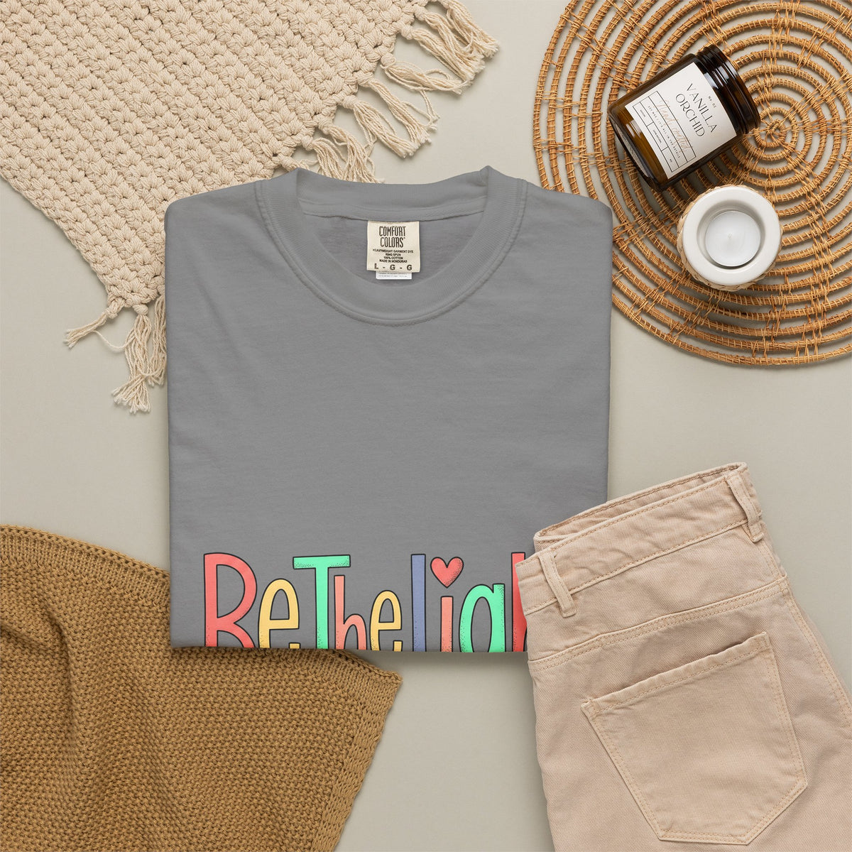 Colorful Font T-Shirt Nurses Uplift Gift Women Cartoon T-Shirt Typography T-Shirt Educator Enthusiast Comic T-Shirt Inspirational Graphic Nostalgic