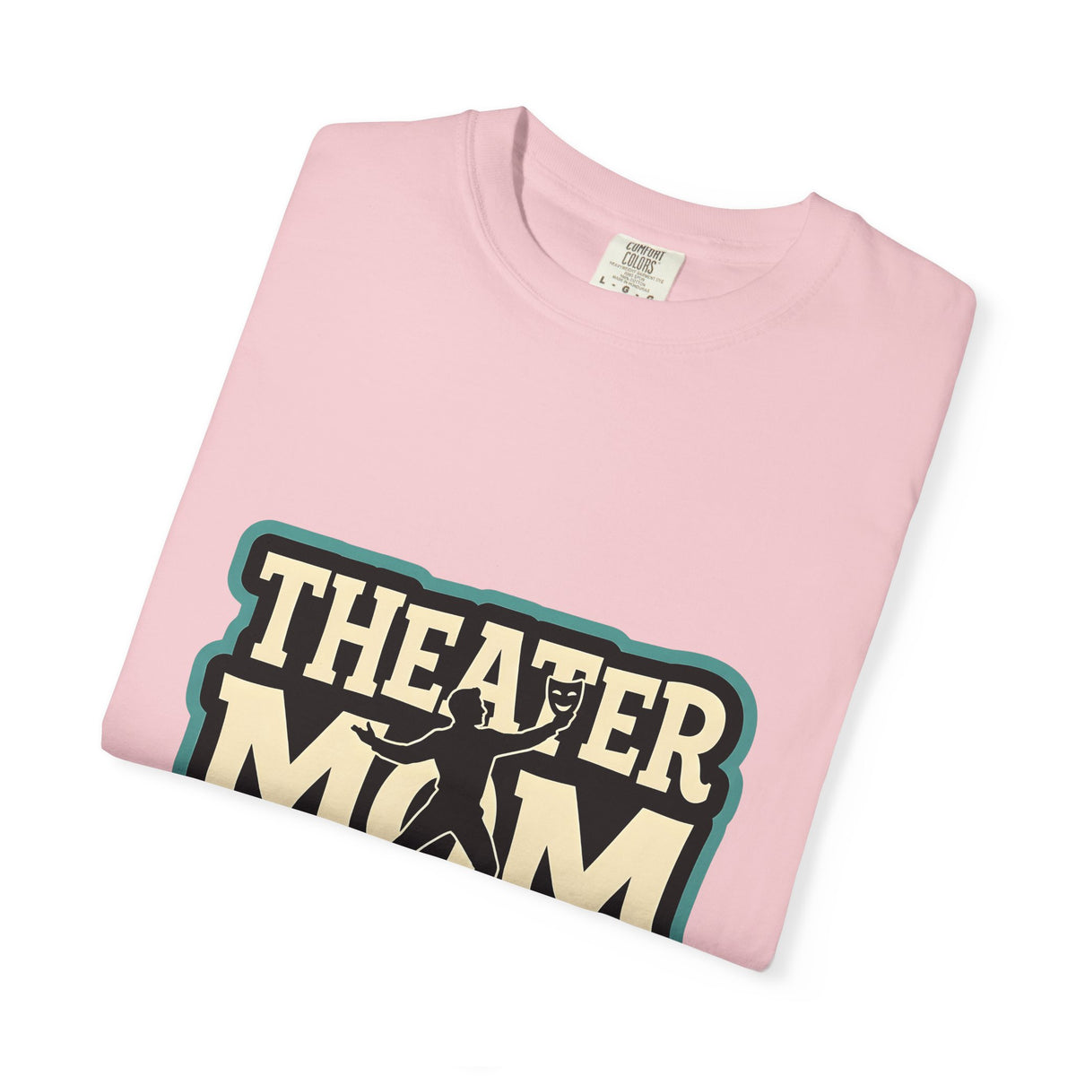 Play Actor T-Shirt Moms Show Gift Women Line Art T-Shirt Thespian T-Shirt Mother Fan Minimalist T-Shirt Drama Graphic Old School Theater Mask