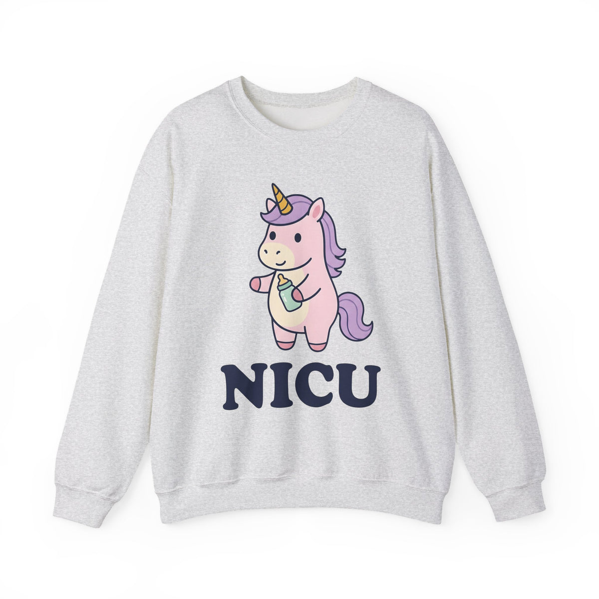Baby Unicorn Sweatshirt NICU Nurse Clinic Gift Women Adorable Sweatshirt Unicorn Sweatshirt Nurse Practitioner Enthusiast Cute Sweatshirt Medical Graphic