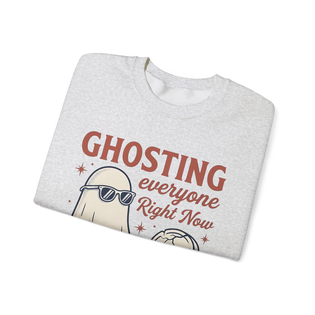 Apparition Eyewear Sweatshirt Halloween Fun Gift Women Rustic Sweatshirt Glasses Sweatshirt Horror Fan Spectacles Sweatshirt Amusement Graphic Traditional