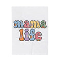 Bloom Typography Blanket Moms Relatives Gift Women Boho Blanket Typography Blanket Motherhood Enthusiast Bohemian Blanket Family Graphic Classic