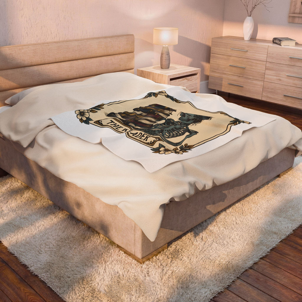 Skeleton Volumes Blanket Boho Chic Dark Arts Gift Women Old Fashioned Blanket Bone Anatomy Blanket Bohemian Fan Vintage Style Blanket Occult