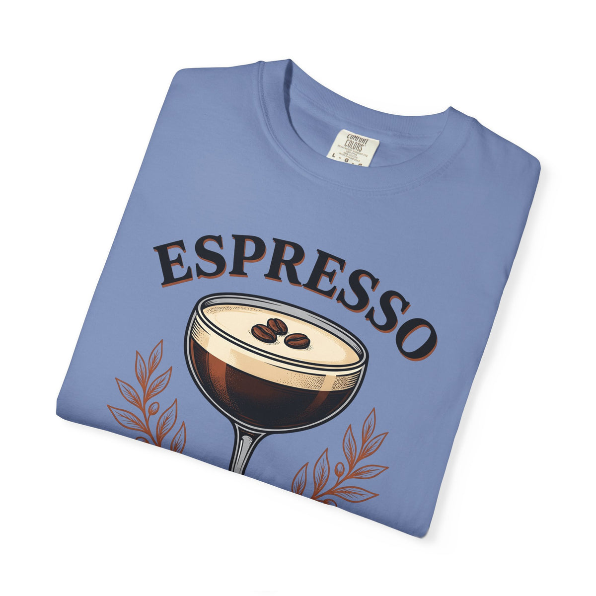 Espresso Martini T-Shirt Coffee Liquor Gift Women Retro T-Shirt Martini T-Shirt Coffee Fan Cocktail T-Shirt Alcoholic Drink Graphic Sketch Coffee