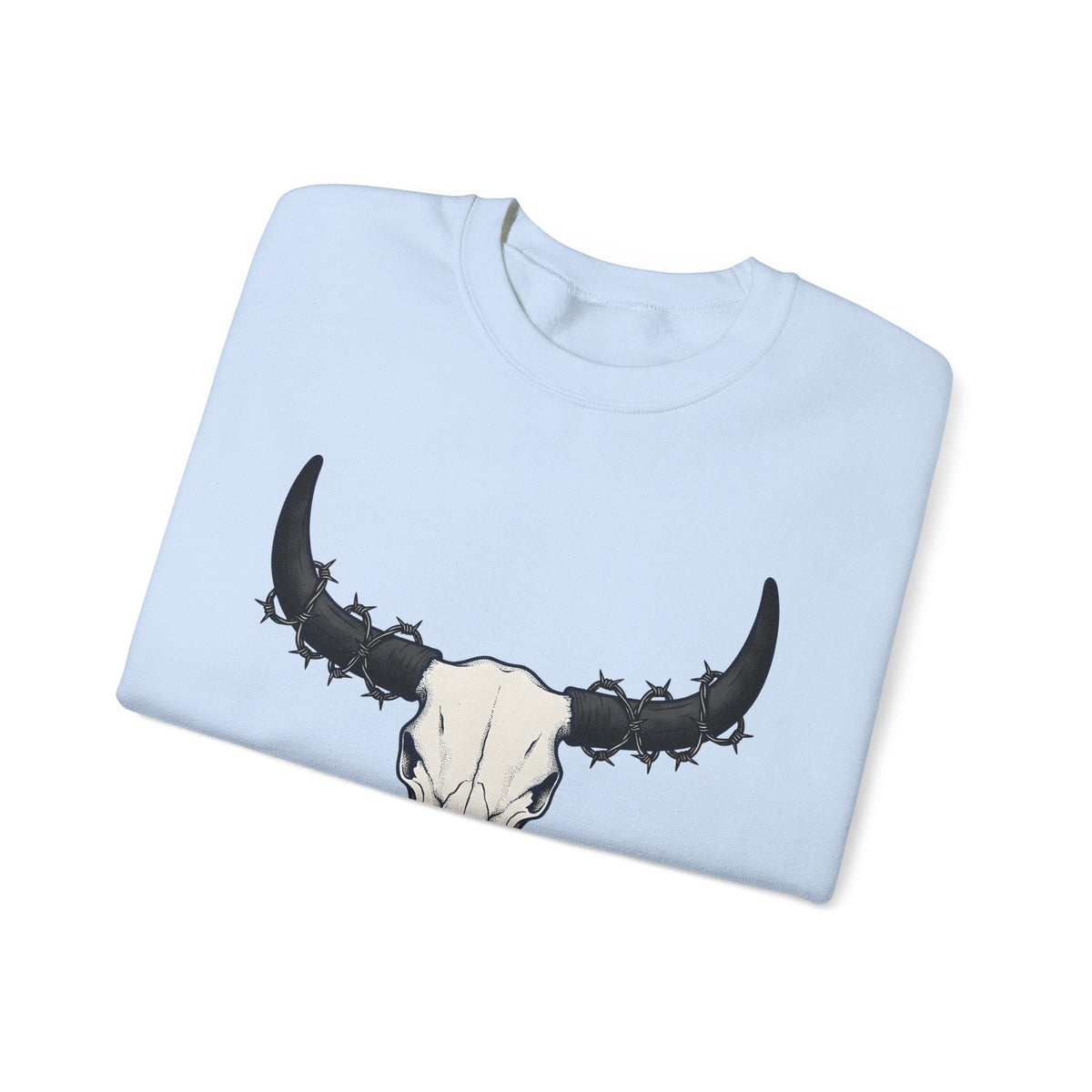 Bull Skull Sweatshirt Cowgirl Ranch Gift Women Western Sweatshirt Cow Skull Sweatshirt