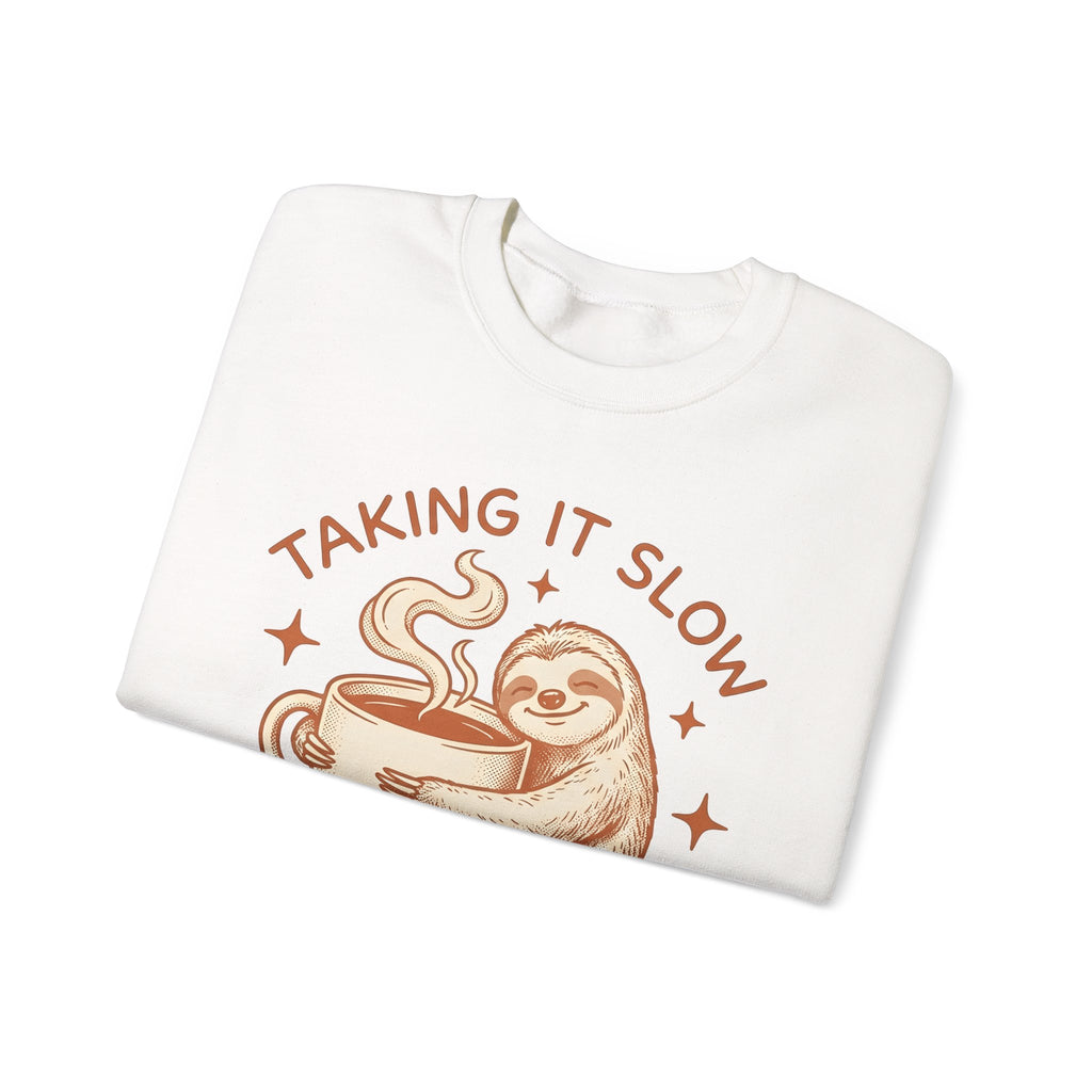 Sloth Latte Cup Sweatshirt Coffee Pets Gift Women Cartoon Sweatshirt Sweatshirt Sweatshirt Coffee Fan Coffee Cup Sweatshirt Animal Graphic Hand Drawn Twinkles Sweatshirt