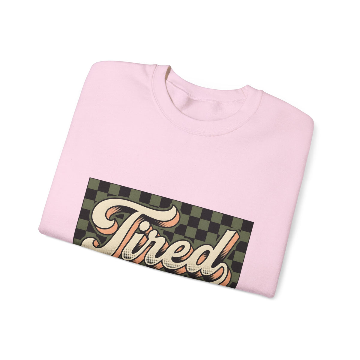 Checkered Text Sweatshirt Nurses Work Gift Women Bold Sweatshirt Plaid Sweatshirt Nurse Enthusiast Typography Sweatshirt Job Graphic Retro Drip Border Sweatshirt