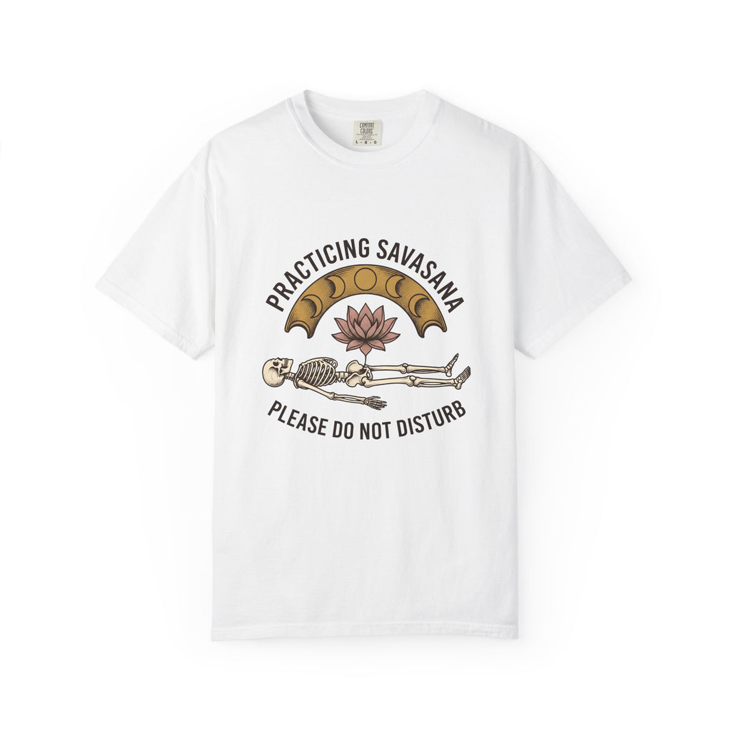 Bone Meditating Posture T-Shirt Yoga Chakras Gift Women Ethnic T-Shirt Skeleton T-Shirt Yogini Enthusiast Tribal T-Shirt Energy Graphic Sketch
