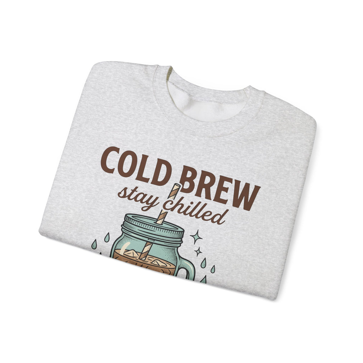 Iced Coffee Cookie Sweatshirt Coffee Foodie Gift Women Hand Drawn Sweatshirt Coffee Cookie Sweatshirt Coffee Fan Illustrated Sweatshirt Food Graphic Vintage