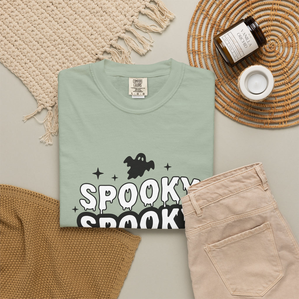 Spirit Design T-Shirt Halloween Thriller Gift Women Modern T-Shirt Spirituality T-Shirt Horror Fan Abstract T-Shirt Suspense Graphic Vintage Web