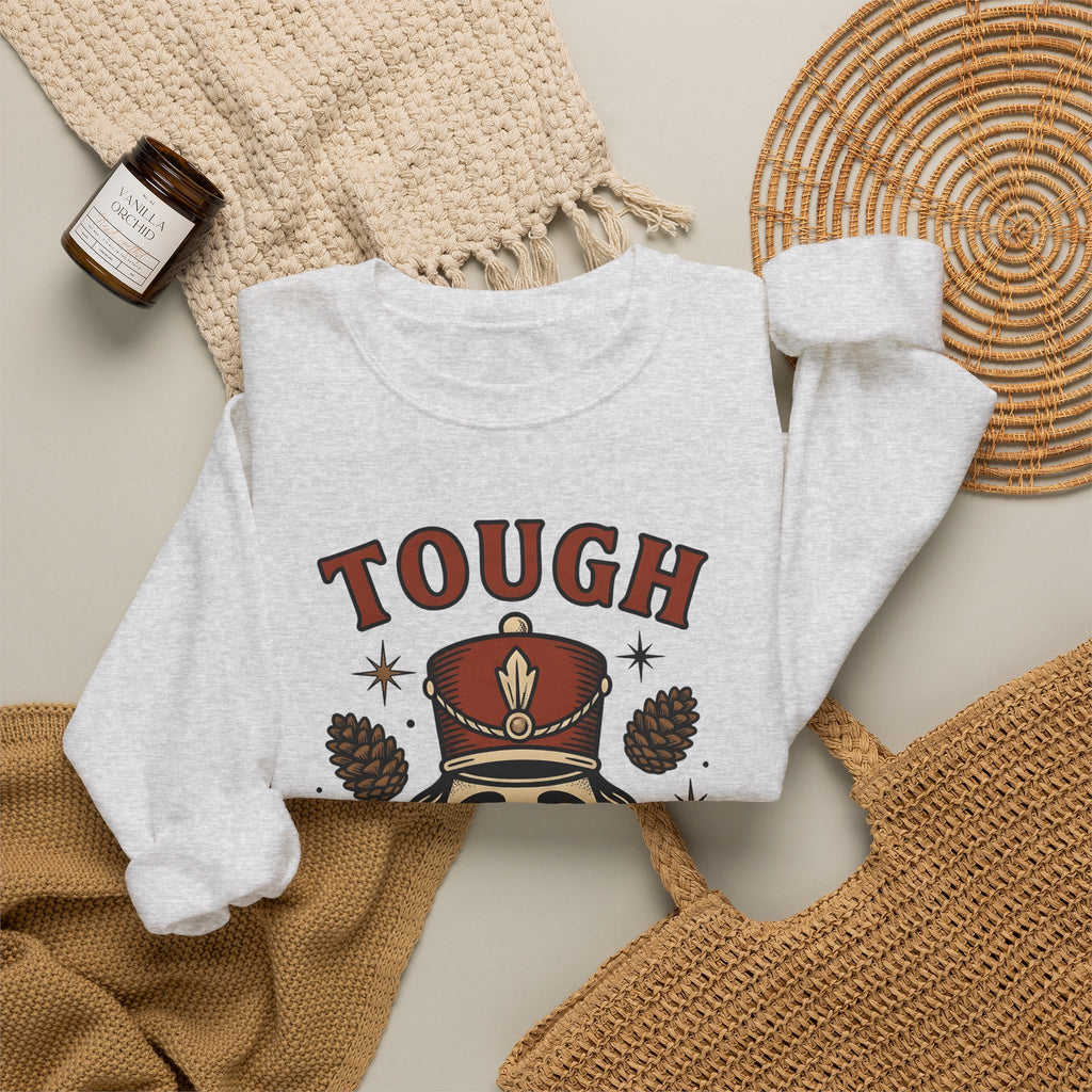 Nutcracker Head Sweatshirt Christmas Celebration Gift Women Retro Sweatshirt Nutcracker Sweatshirt Xmas Fan Vintage Sweatshirt Party Graphic Sketch Pinecone