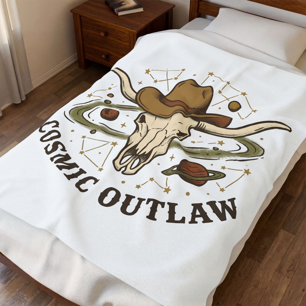 Longhorn Skull Hat Blanket Cowgirl Western Gift Women Vintage Blanket Skullcap Blanket Rodeo Fan Retro Blanket Design Retro Planets Blanket