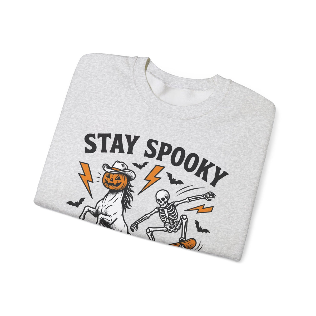 Pumpkin Horse Face Sweatshirt Halloween Macabre Gift Women Nostalgic Sweatshirt Gourd Sweatshirt Horror Fan Spooky Sweatshirt Dark Graphic
