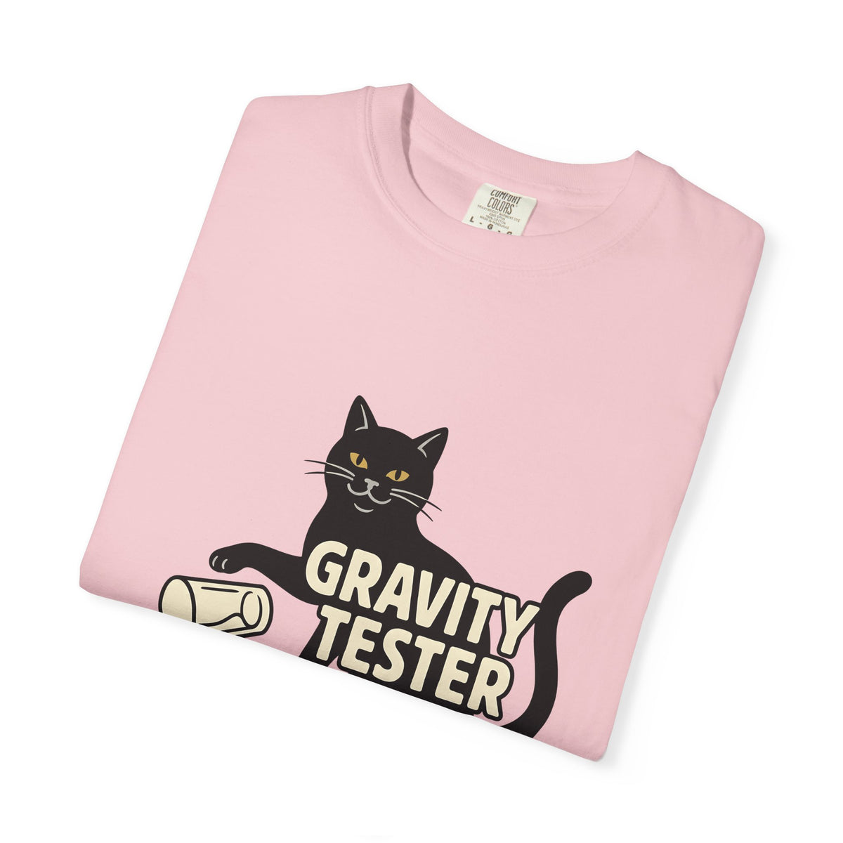 Black Cat Cat Humor Gift Cartoon Kitty Feline Fan Comic Retro Spilled Glass T-Shirt