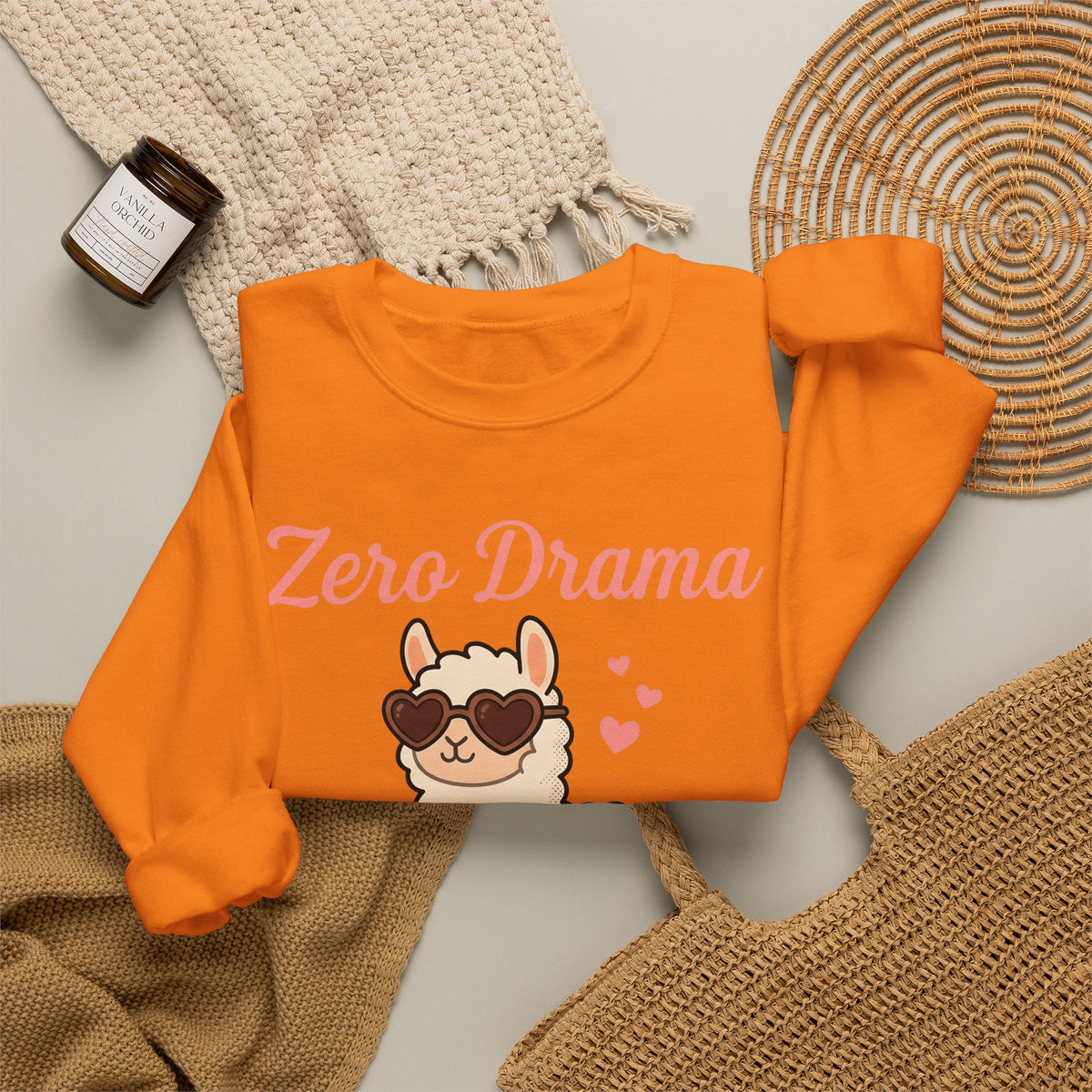 Alpaca Eyewear Sweatshirt Funny Fauna Gift Women Whimsical Sweatshirt Sunglasses Sweatshirt Humor Fan Spectacles Sweatshirt Wildlife Graphic Illustrated