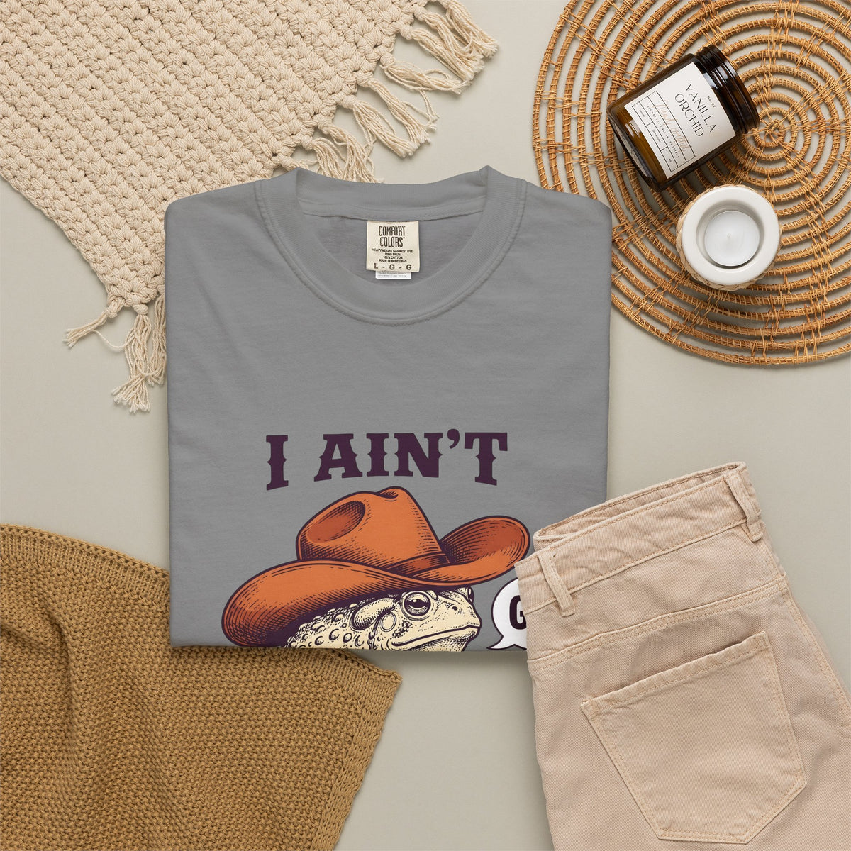 Ranch Frog Funny Critter Gift Classic Toad Humor Fan Retro Animal Doodle Talk Bubble T-Shirt
