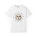 Sun Face T-Shirt Boho Chic Space Gift Women Rustic T-Shirt Sun T-Shirt Hippie Fan Bohemian T-Shirt Galaxy Graphic Line Art Stars T-Shirt
