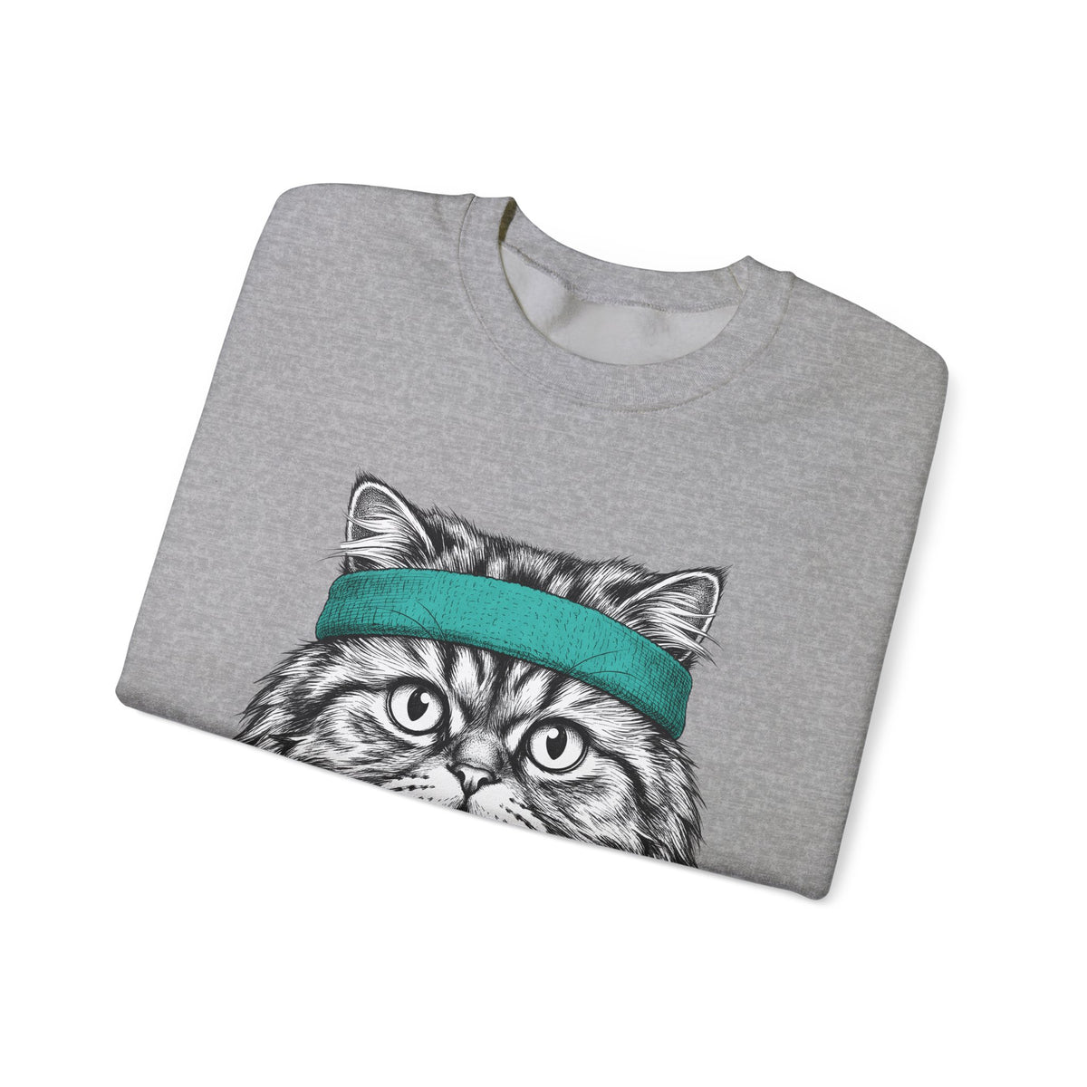 Striped Cat Sweatshirt Cat Pet Supplies Gift Women Doodle Sweatshirt Tabby Cat Sweatshirt Cat Fan Feline Sweatshirt Pet Accessories Graphic Minimalist Headwrap
