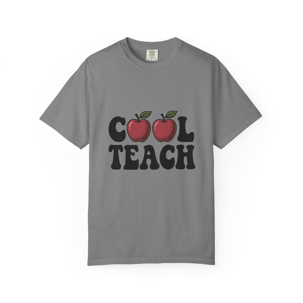 Apple Illustration T-Shirt Teacher Gratitude Gift Women Retro T-Shirt Fruit T-Shirt Educator Enthusiast Vintage T-Shirt Appreciation Graphic