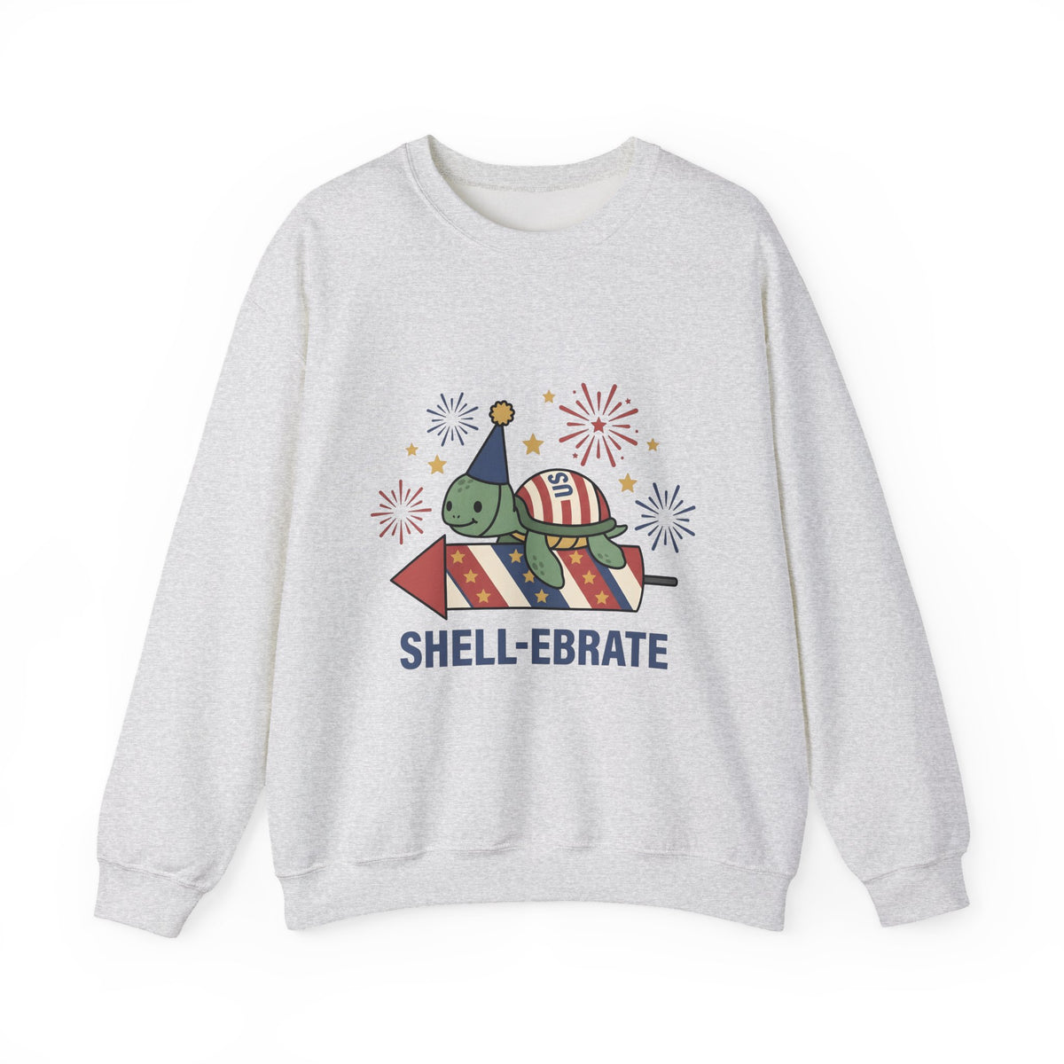 Turtle Celebration Hat Sweatshirt 4th Of July Usa Gift Women Sweet Sweatshirt Turtle Hat Sweatshirt Independence Day Fan Patriotic Sweatshirt American Graphic