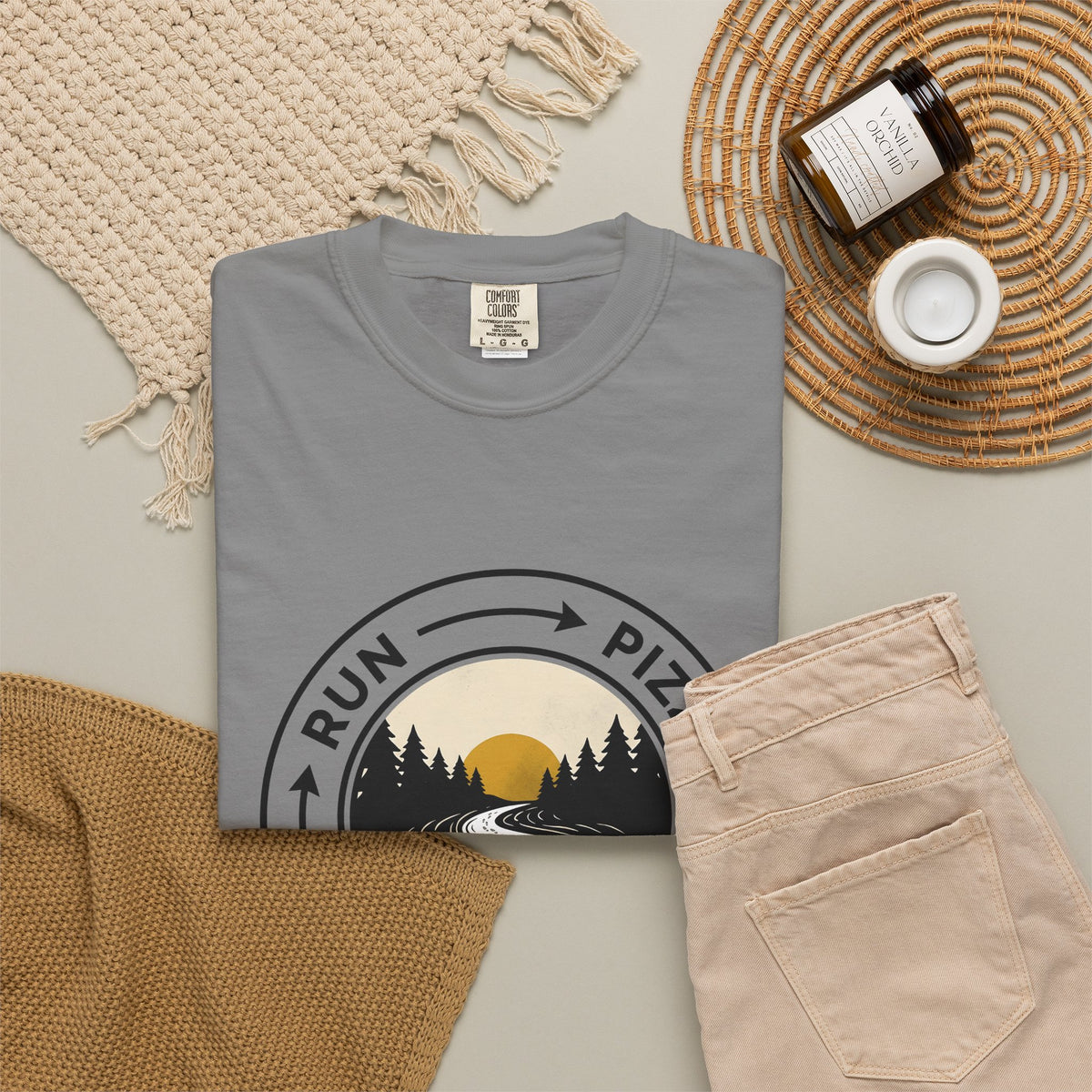 Hiking Trail Sports Jogging Gift Sketch Trail Athlete Enthusiast Drawing Runner Cartoon T-Shirt