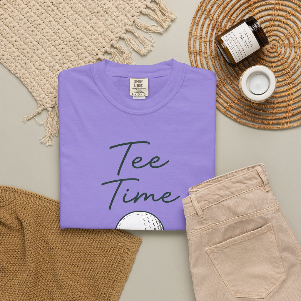Golf Ball Golf Hiking Gift Flat Golf Golfing Fan Simple T-Shirt