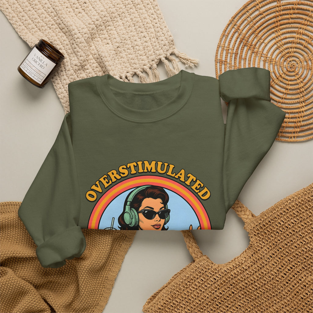 Old School Mom Sweatshirt Moms Cappuccino Gift Women Cartoon Sweatshirt Motherhood Sweatshirt Mom Fan Mother Sweatshirt Coffee Graphic Rustic Iced Latte Sweatshirt