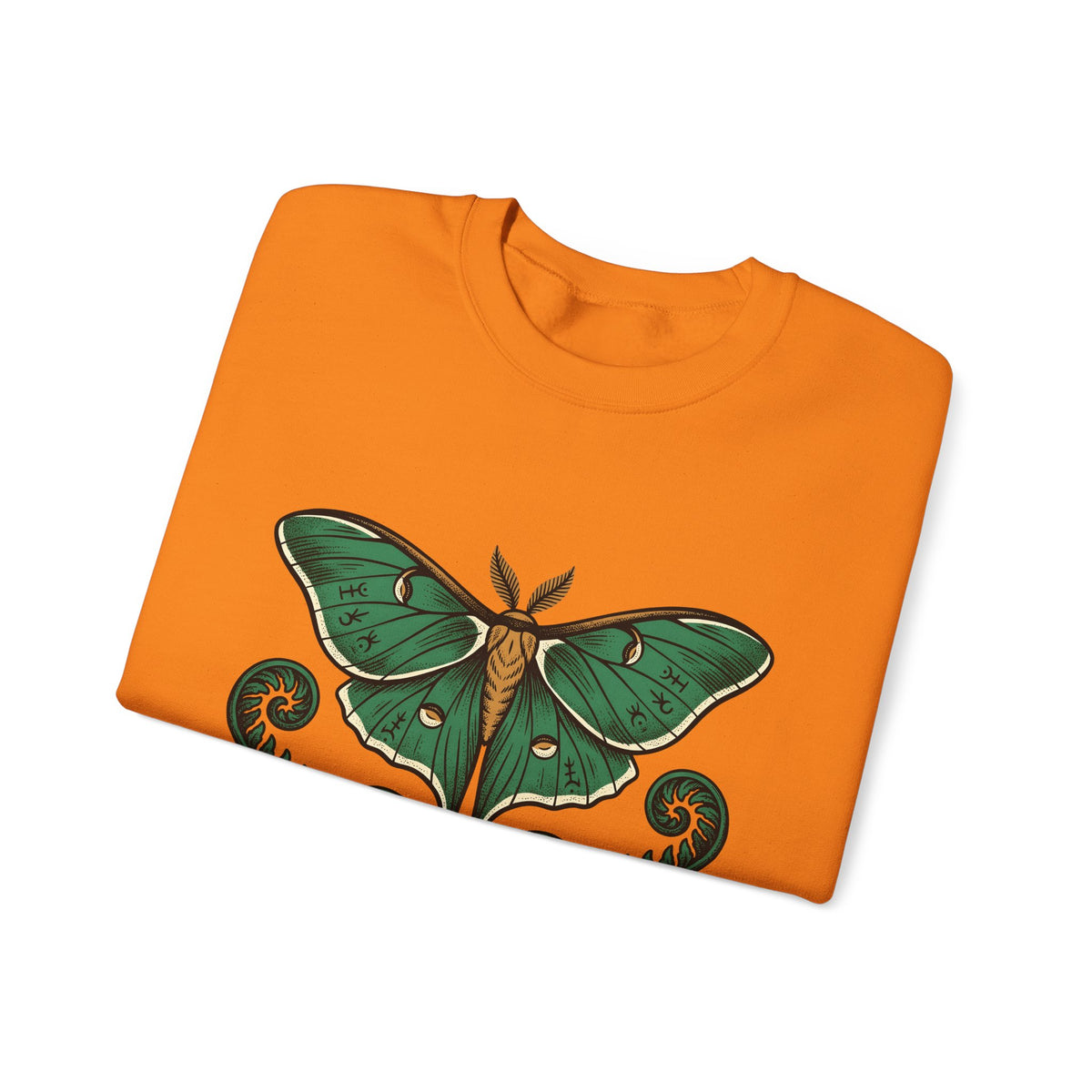 Luna Bug Sweatshirt Boho Chic Environment Gift Women Antique Sweatshirt Firefly Sweatshirt Bohemian Fan Vintage Sweatshirt Eco Graphic Line Art Greenery Sweatshirt