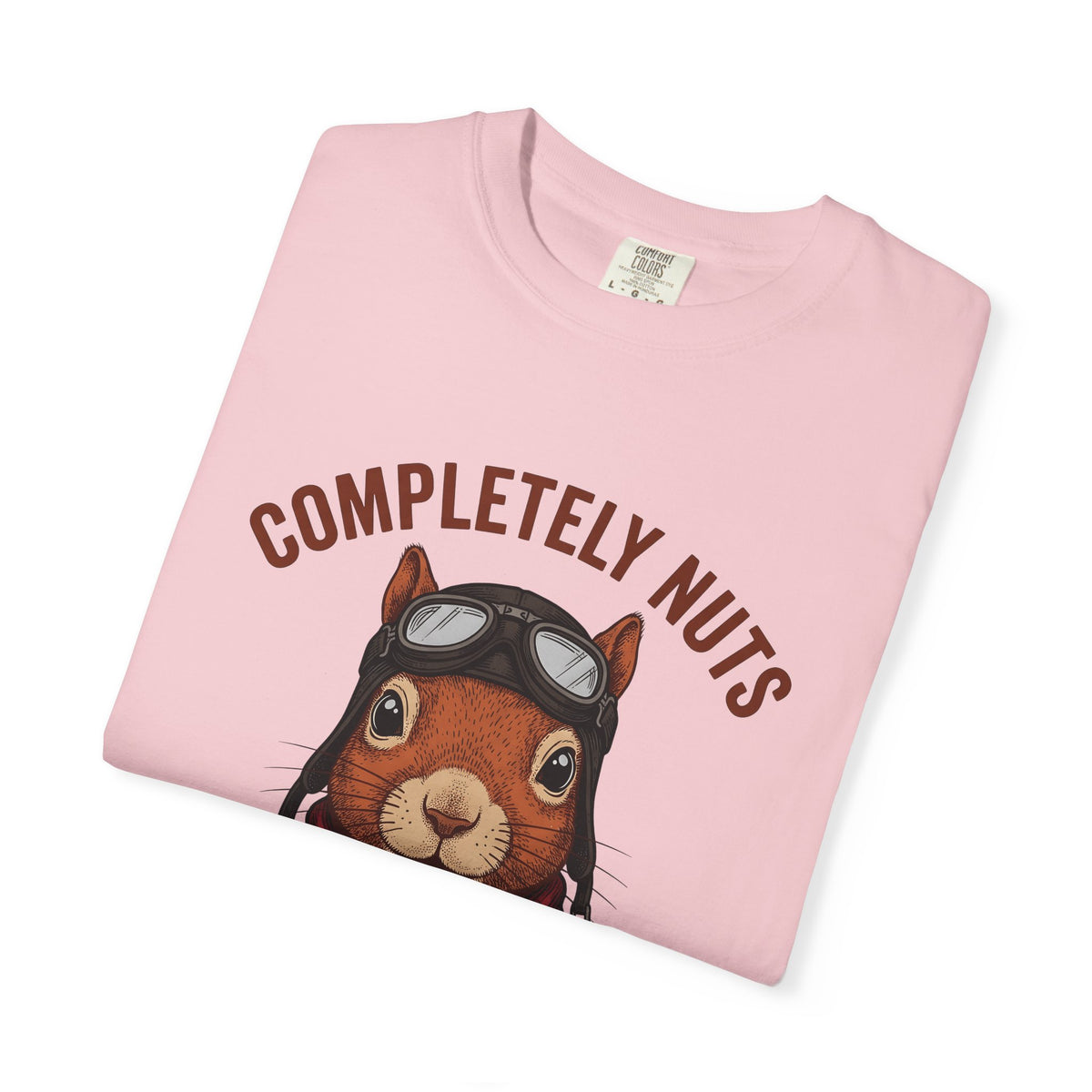 Squirrel Aviator T-Shirt Funny Wildlife Gift Women Comic T-Shirt Chipmunk T-Shirt Humor Fan Cartoon T-Shirt Animal Graphic Retro Pilot Goggles