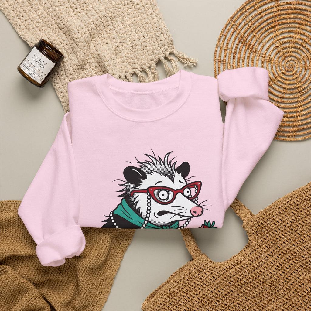Opossum Possum Wildlife Gift Comic Possum Opossum Fan Opossum Wildlife Sweatshirt