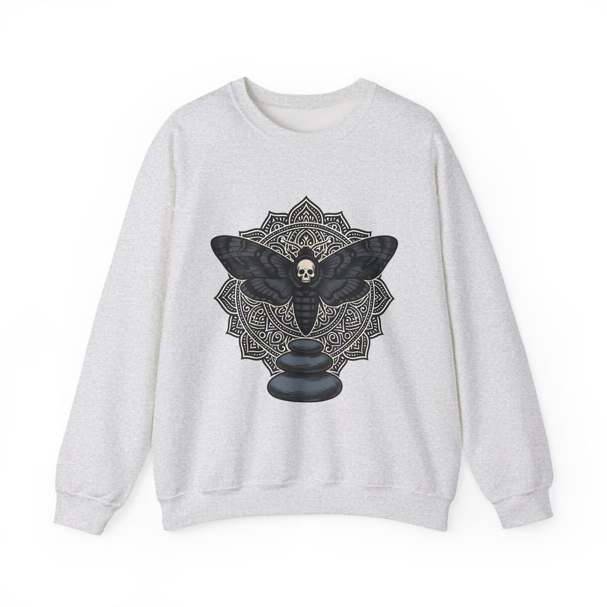 Bug Skull Sweatshirt Boho Chic Dark Fashion Gift Women Floral Sweatshirt Insect Skull Sweatshirt Bohemian Fan Botanical Sweatshirt Gothic Graphic Sketch