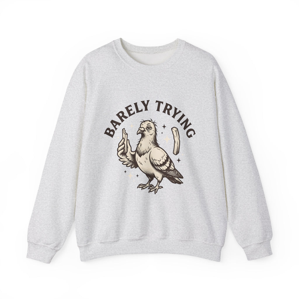 Bird Fries Animal Comedy Gift Antique Fried Chicken Pet Fan Vintage Humor Doodle Twinkles Sweatshirt