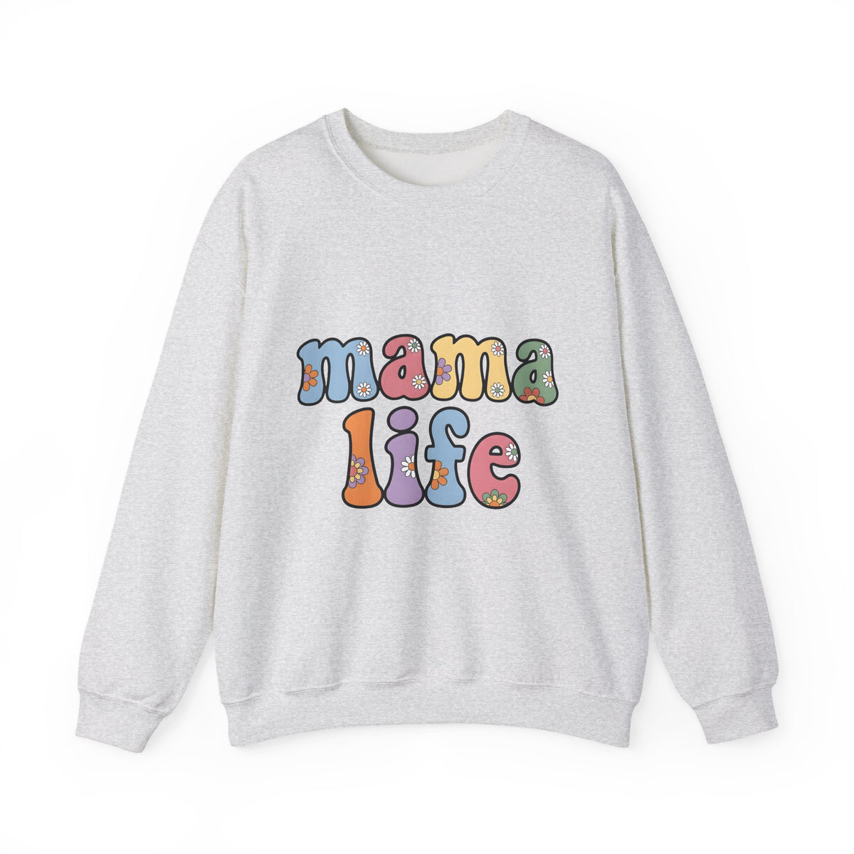 Bloom Typography Sweatshirt Moms Relatives Gift Women Boho Sweatshirt Typography Sweatshirt Motherhood Enthusiast Bohemian Sweatshirt Family Graphic Classic