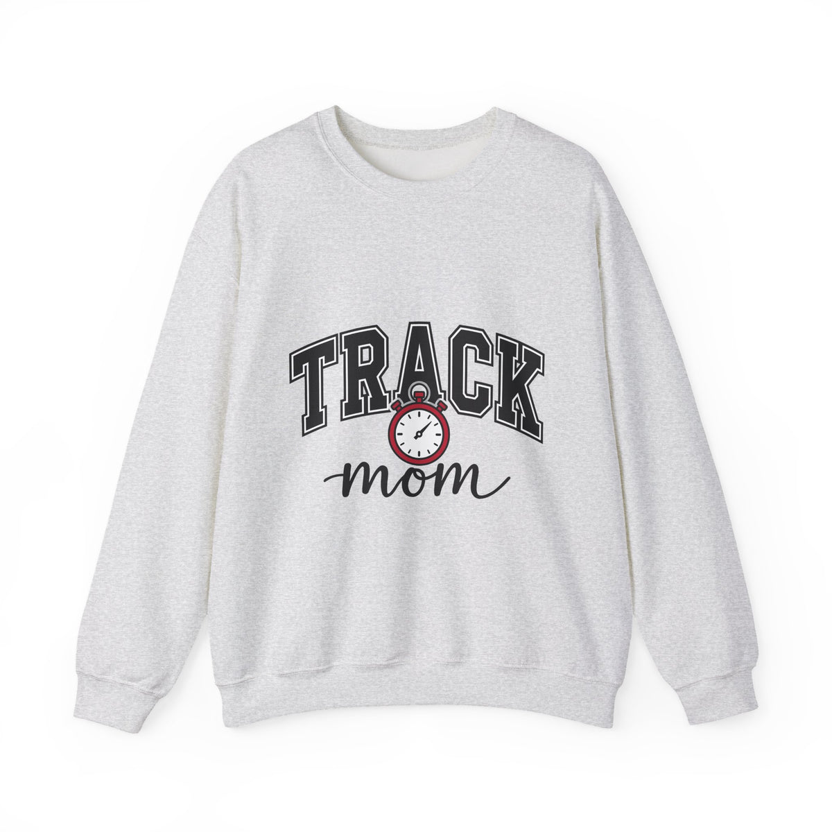 Stopwatch Graphic Sweatshirt Track And Field Mom Gift Women Varsity Sweatshirt Timer Sweatshirt Athlete Enthusiast Letterman Sweatshirt Mother Graphic Design
