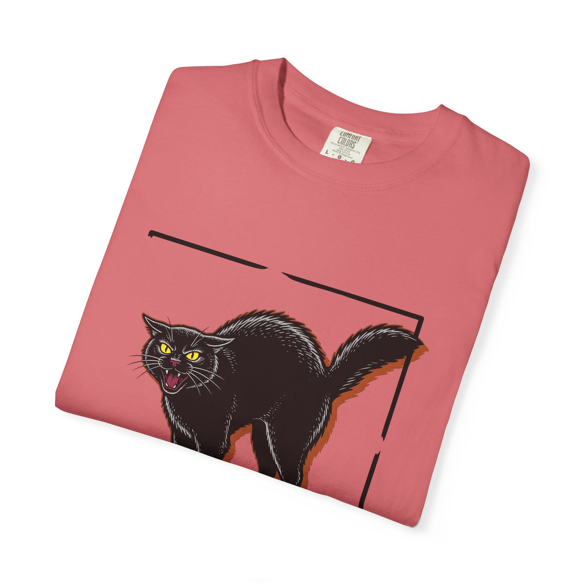 Ebony Cat Cat Event Gift Clean Black Cat Feline Fan Minimalist Party Aged Shining T-Shirt
