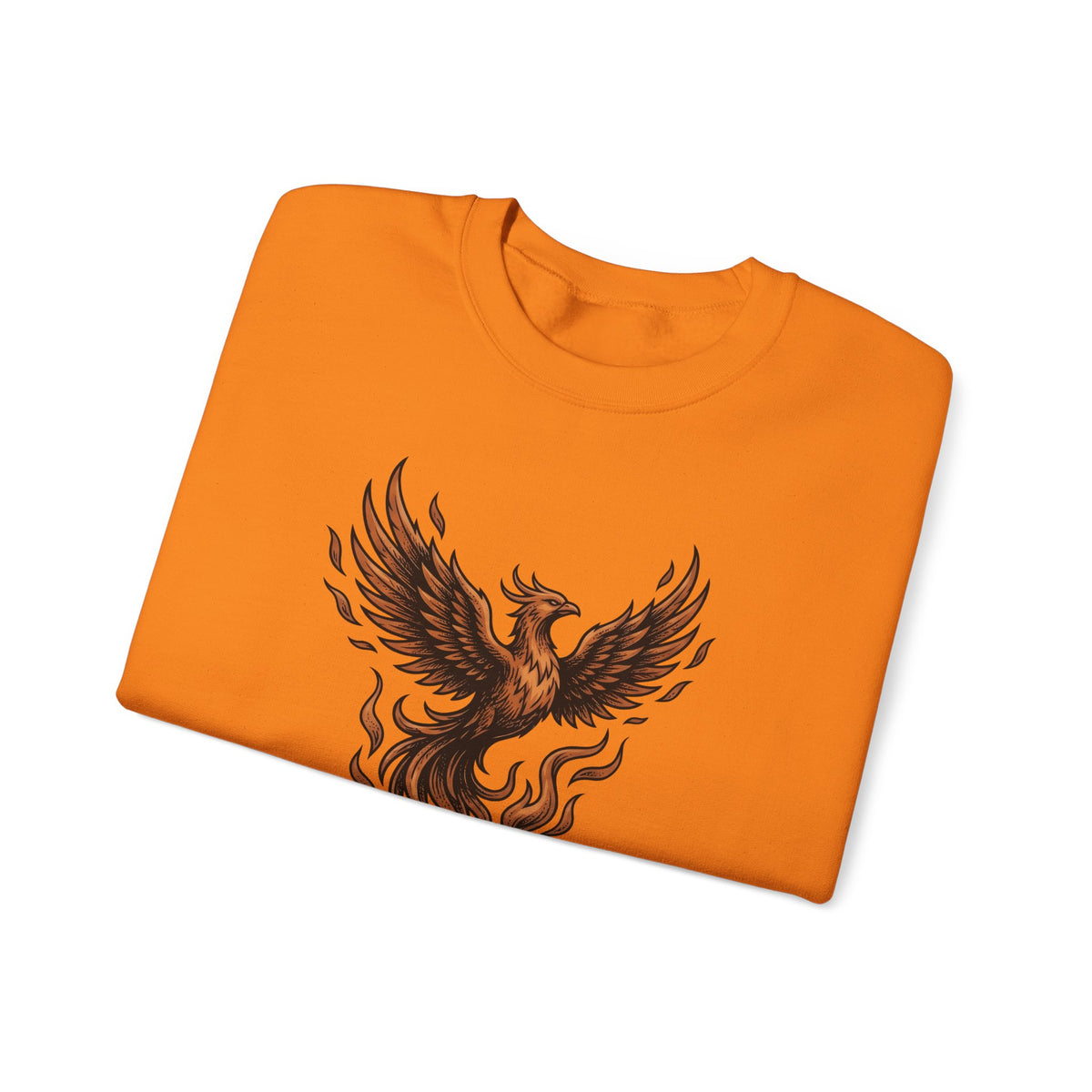 Phoenix Coffee Cup Sweatshirt Coffee Fantasy Gift Women Tattoo Sweatshirt Coffee Sweatshirt Sweatshirt Coffee Fan Ink Sweatshirt Mythical Graphic Vintage Flames