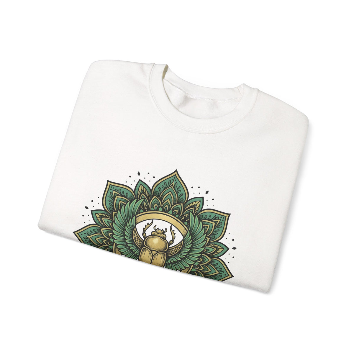Scarab Mandala Sweatshirt Boho Chic Spiritual Gift Women Bohemian Sweatshirt Mandala Sweatshirt Hippie Enthusiast Tribal Sweatshirt Mystical Graphic Geometric