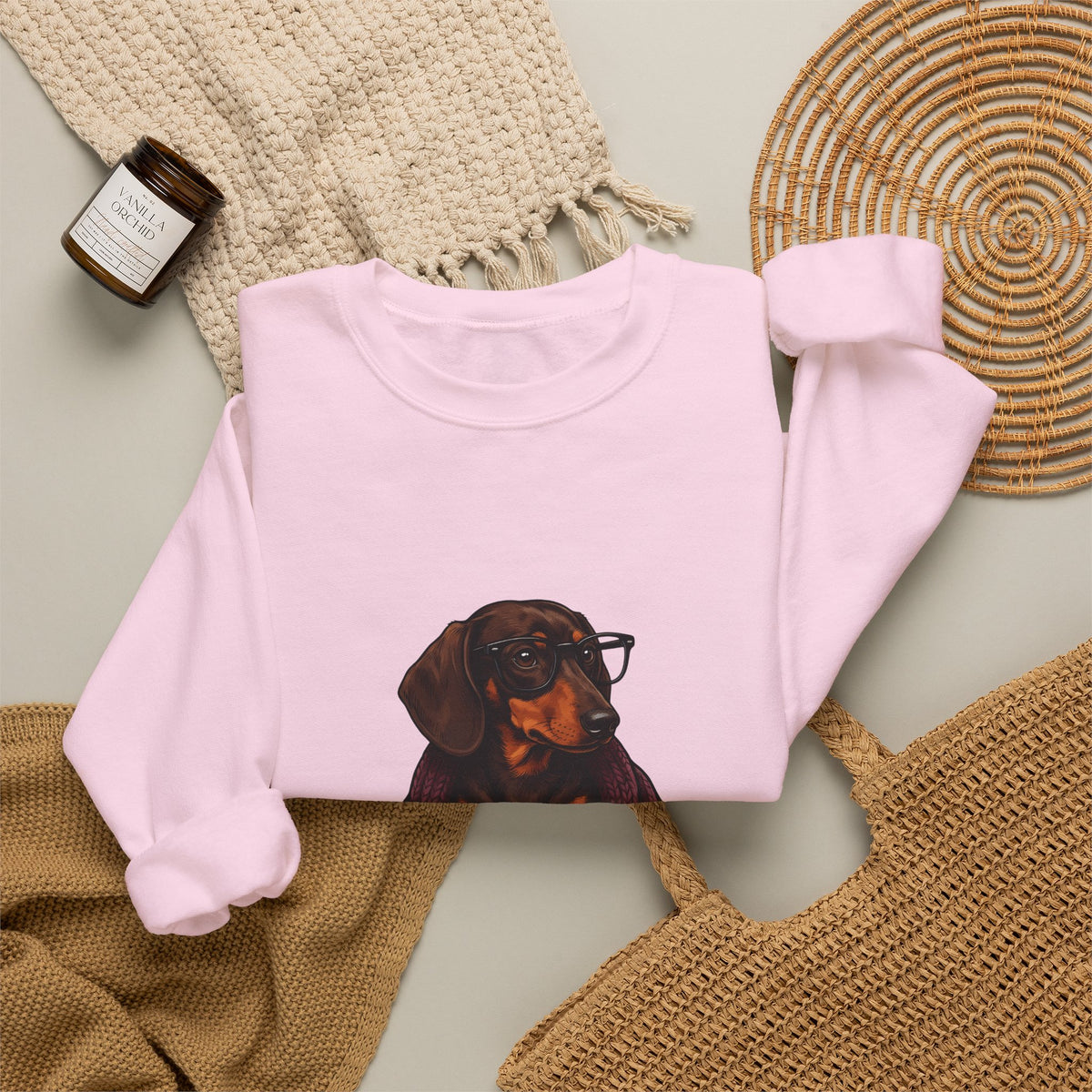 Dachshund Sweatshirt Dog Paperback Gift Women Animated Sweatshirt Wiener Dog Sweatshirt Dog Fan Doxie Sweatshirt Novelty Graphic Classic Literature Sweatshirt