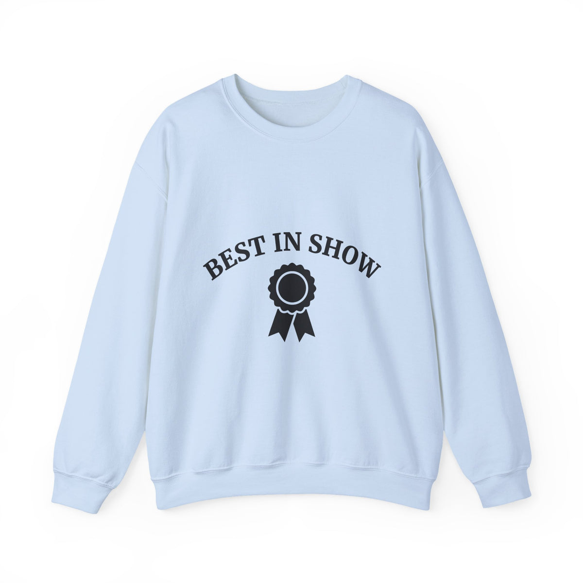 Award Ribbon Sweatshirt Dog Competition Gift Women Minimalist Sweatshirt Rosette Sweatshirt Dog Fan Simple Sweatshirt Championship Graphic Retro Badge Sweatshirt
