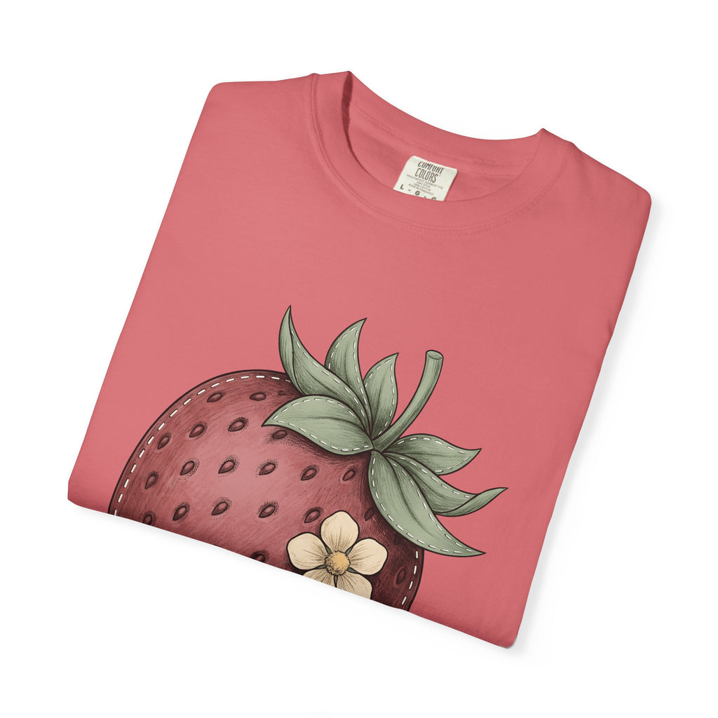 Strawberry Design T-Shirt Moms Harvest Gift Women Garden T-Shirt Fruit T-Sh