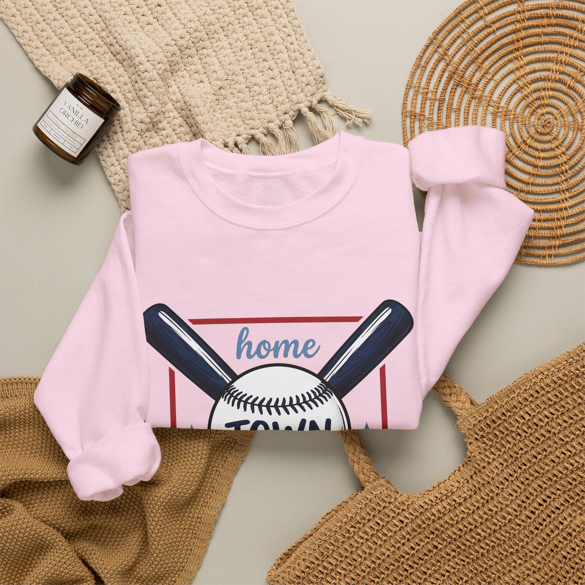 Baseball Graphic Sweatshirt America/4th Of July Sports Gift Women Vintage Sweatshirt Baseball Sweatshirt Patriot Fan Distressed Sweatshirt Athletic Graphic