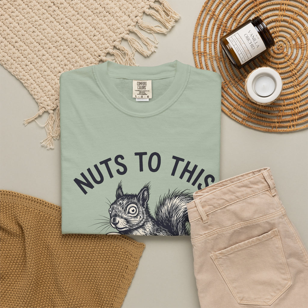 Chipmunk Skeleton T-Shirt Halloween Nature Gift Women Creepy T-Shirt Rodent T-Shirt Spooky Fan Squirrel Graphic T-Shirt Classic Maple Leaves T-Shirt