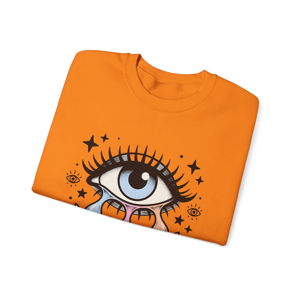 Magical Eye Sweatshirt Boho Chic Meditation Gift Women Tribal Sweatshirt Third Eye Sweatshirt Bohemian Enthusiast Primitive Sweatshirt Mindfulness Graphic