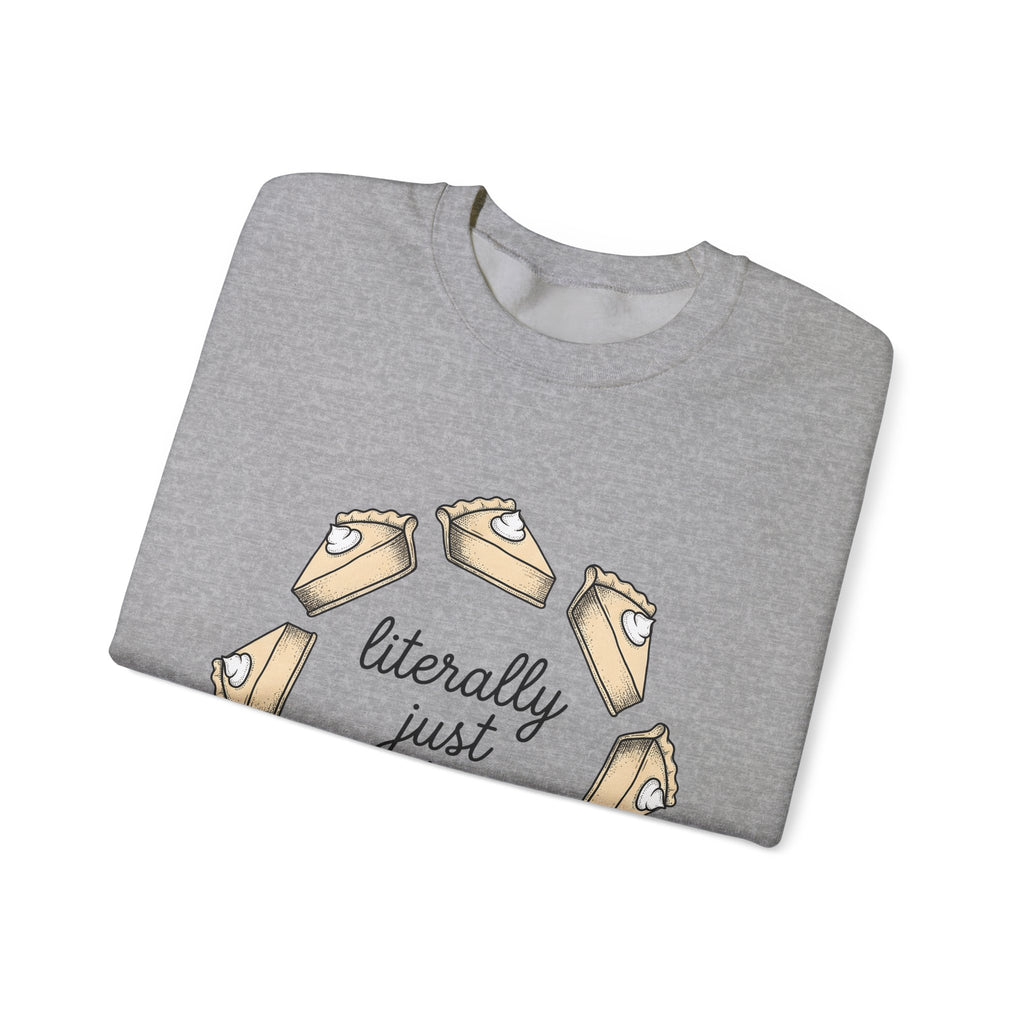 Pie Pieces Holiday Cuisine Gift Sketch Pastry Christmas Fan Hand Drawn Food Retro Cream Sweatshirt